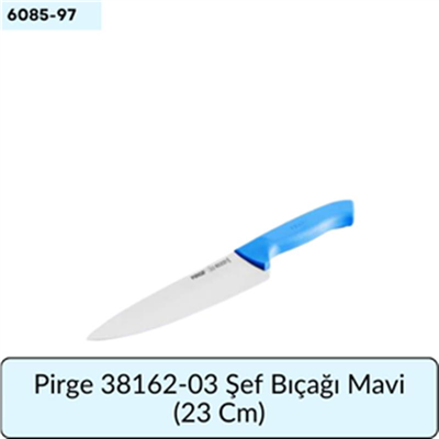 Pirge 38162-03 Şef Bıçağı Mavi   (23 Cm)