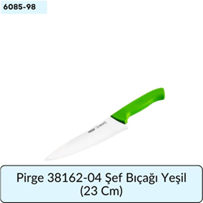 Pirge 38162-04 Şef Bıçağı Yeşil   (23 Cm)