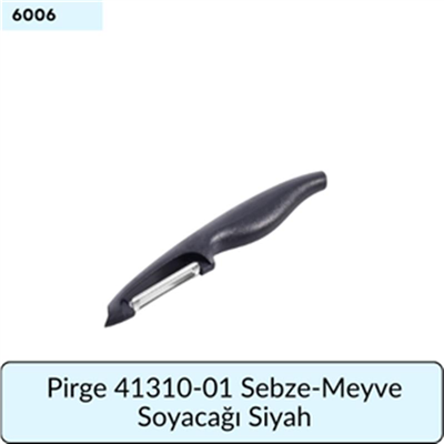 Pirge 41310-01 Sebze Meyve Soyacağı Siyah