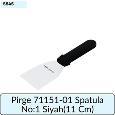 Pirge 71151-01 Spatula N0:1 Siyah   (11 Cm)
