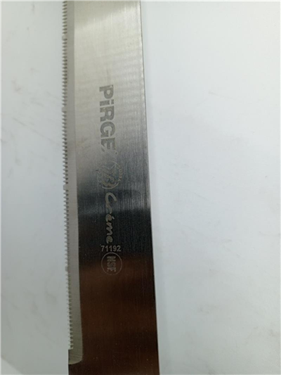 Pirge 71192-01 Pasta Bıçağı Dişli Siyah   (30 Cm)