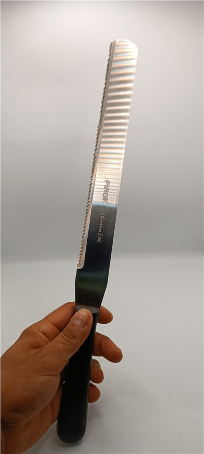 Pirge 71193-01 Pasta Bıçağı Dişli Siyah   (35 Cm)