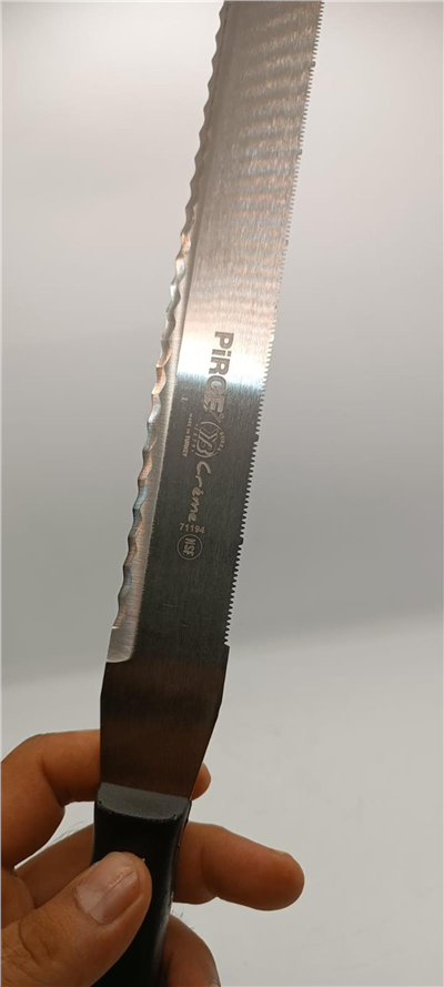 Pirge 71194-01 Pasta Bıç. Çift Dişli Siyah (30 Cm)