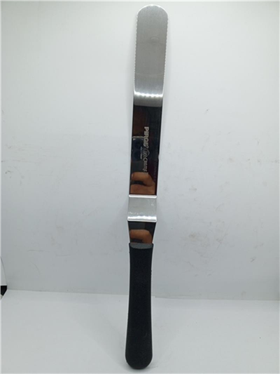Pirge 71200-01 Kıvrık Pasta Paleti Siyah   (25 Cm)
