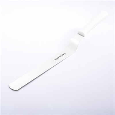 Pirge 71200-06 Kıvrık Pasta Paleti Beyaz   (25 Cm)