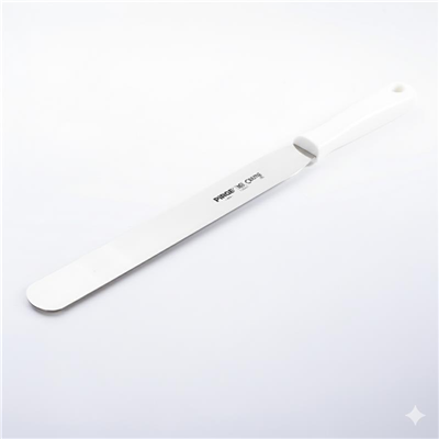 Pirge 71211-06 Oval Uç Pasta Paleti Beyaz  (25 Cm)