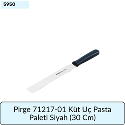 Pirge 71217-01 Küt Uç Pasta Paleti Siyah   (30 Cm)