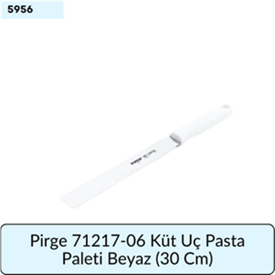 Pirge 71217-06 Küt Uç Pasta Paleti Beyaz   (30 Cm)