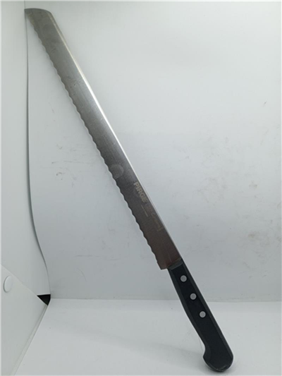 Pirge 71472-D Dar Dişli Pasta Bıçağı Siyah (30 Cm)