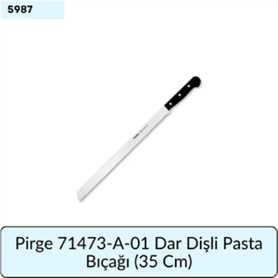 Pirge 71473-A-01 Dar Dişli Pasta Bıçağı   (35 Cm)