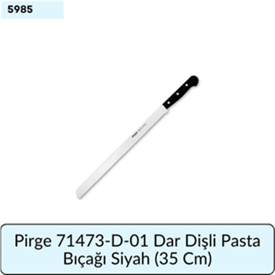Pirge 71473-D-01 Dar Dişli  Pasta Bıçağı   (35 Cm)