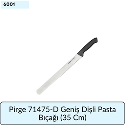 Pirge 71475-D Geniş Dişli Pasta Bıçağı   (35 Cm)