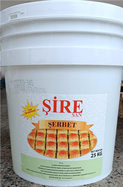 (PLASTİK) ŞİRE Şerbet     (25 Kg)