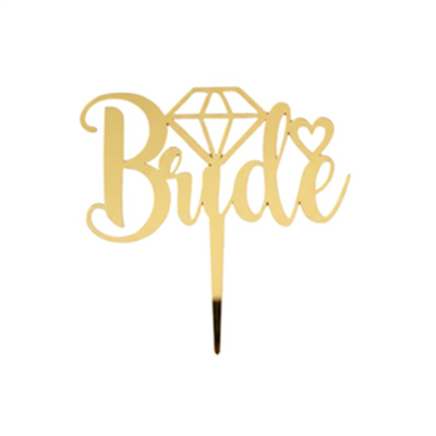 PLEKSİ Yazı Bride Altın