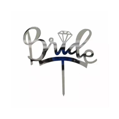 PLEKSİ Yazı Bride Gümüş