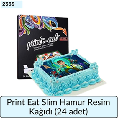 PRİNT EAT SLİM Hamur Resim Kağıdı (24 Ad)