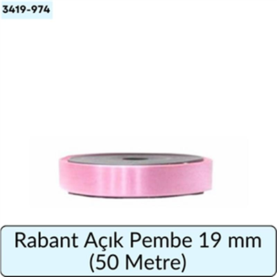 Rabant Açık Pembe 19 Mm   (50 Metre)