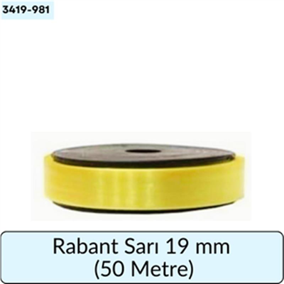 Rabant Sarı 19 Mm   (50 Metre)