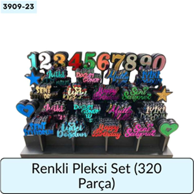 RENKLİ PLEKSİ SET   (320 PARÇA)