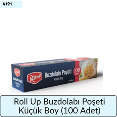 Roll up Buzdolabı Poşeti Küçük Boy   (100 Adet)