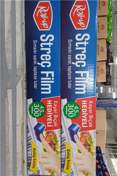 Roll Up Streç Film 45*300 m 8.5 mic Kayar Bıçakl