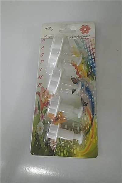 RP10101 Büyük Boy 6 Yapraklı Çiçek Enjektör 4 Lü