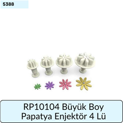 RP10104 Büyük Boy Papatya Enjektör 4 Lü