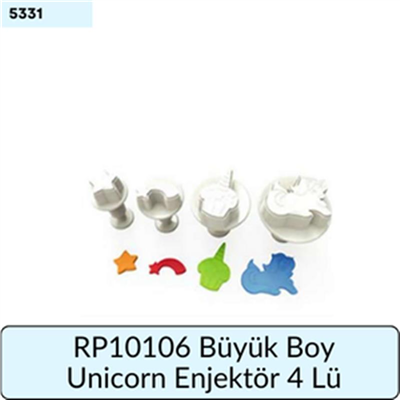 RP10114 Büyük Boy Unicorm Enjektör 4 Lü
