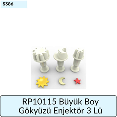 RP10115 Büyük Boy Gökyüzü Enjektör 3 Lü