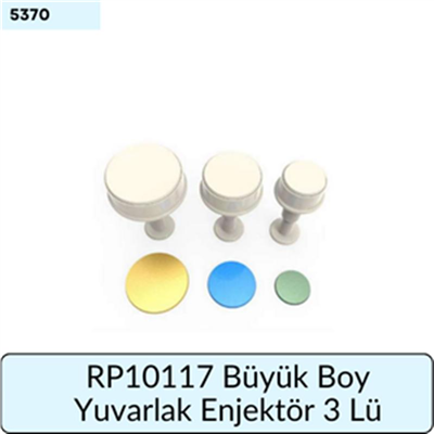 RP10117 Büyük Boy Yuvarlak Enjektör 3 Lü