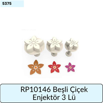RP10146 Beşli Çiçek Enjektör 3 Lü
