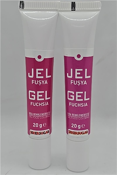 Ş & S Yenilebilir Fuşya Jel Gıda Boyası   (20 Gr)