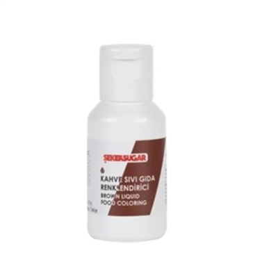 Ş & S Yenilebilir Kahve Sıvı Gıda Boyası   (20 Gr)