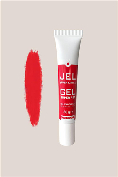 Ş & S Yenilebilir Kırmızı Jel Gıda Boyası  (20 Gr)