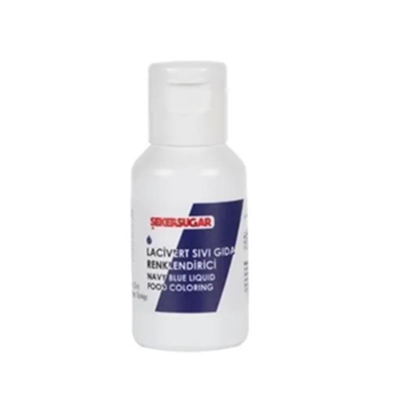 Ş & S Yenilebilir Lacivert Sıvı Gıda Boyası(20 Gr)