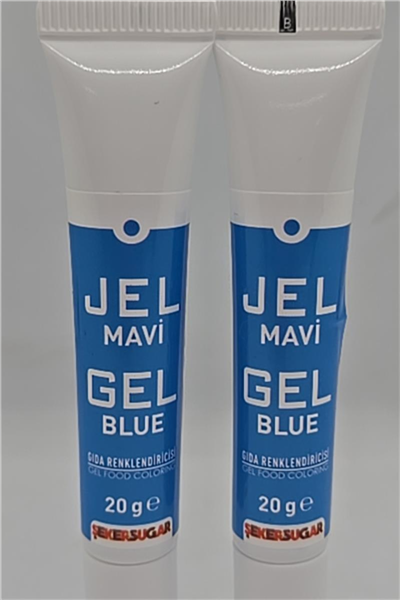 Ş & S Yenilebilir Mavi Jel Gıda Boyası   (20 Gr)