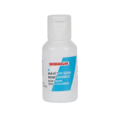 Ş & S Yenilebilir Mavi Sıvı Gıda Boyası  (20 Gr)