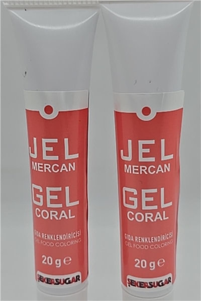Ş & S Yenilebilir Mercan Jel Gıda Boyası   (20 Gr)