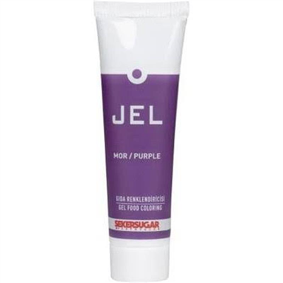 Ş & S Yenilebilir Mor Jel Gıda Boyası   (100 Gr)