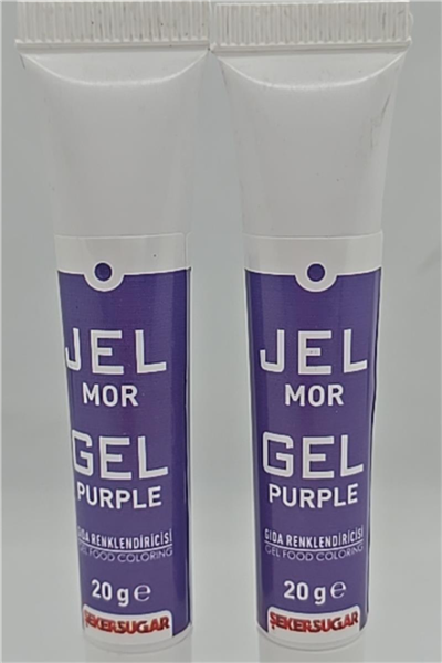 Ş & S Yenilebilir Mor Jel Gıda Boyası   (20 Gr)