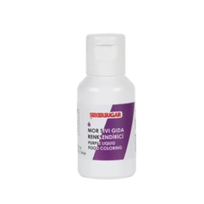 Ş & S Yenilebilir Mor Sıvı Gıda Boyası   (20 Gr)