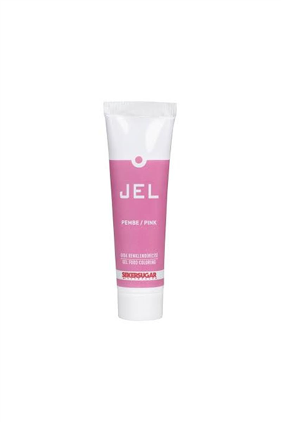 Ş & S Yenilebilir Pembe Jel Gıda Boyası   (100 Gr)