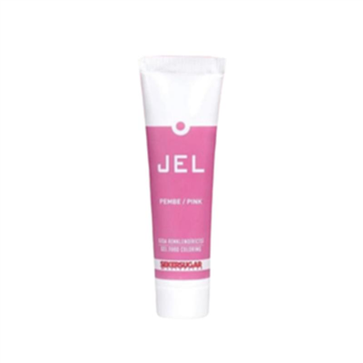 Ş & S Yenilebilir Pembe Jel Gıda Boyası   (100 Gr)