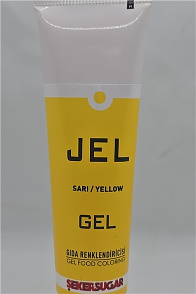 Ş & S Yenilebilir Sarı Jel Gıda Boyası   (100 Gr)