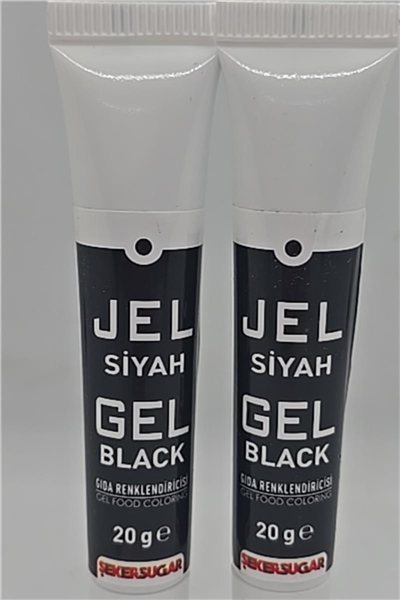 Ş & S Yenilebilir Siyah Jel Gıda Boyası   (20 Gr)