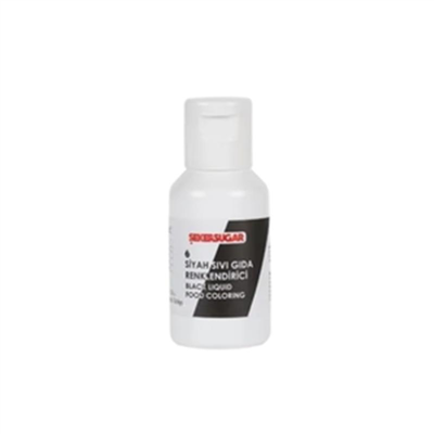 Ş & S Yenilebilir Siyah Sıvı Gıda Boyası  (20 Gr)