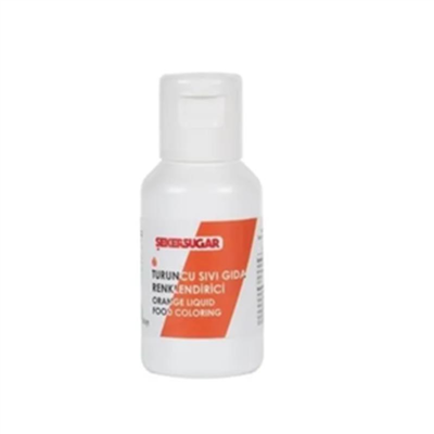 Ş & S Yenilebilir Turuncu Sıvı Gıda Boyası (20 Gr)