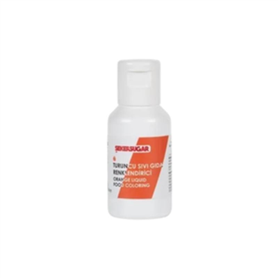 Ş & S Yenilebilir Turuncu Sıvı Gıda Boyası (20 Gr)