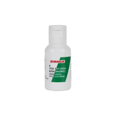 Ş & S Yenilebilir Yeşil Sıvı Gıda Boyası  (20 Gr)