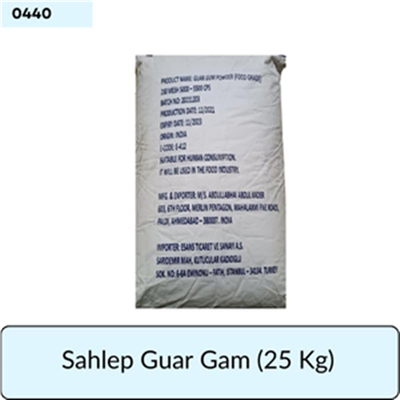 Sahlep Guar Gam     (25 Kg)